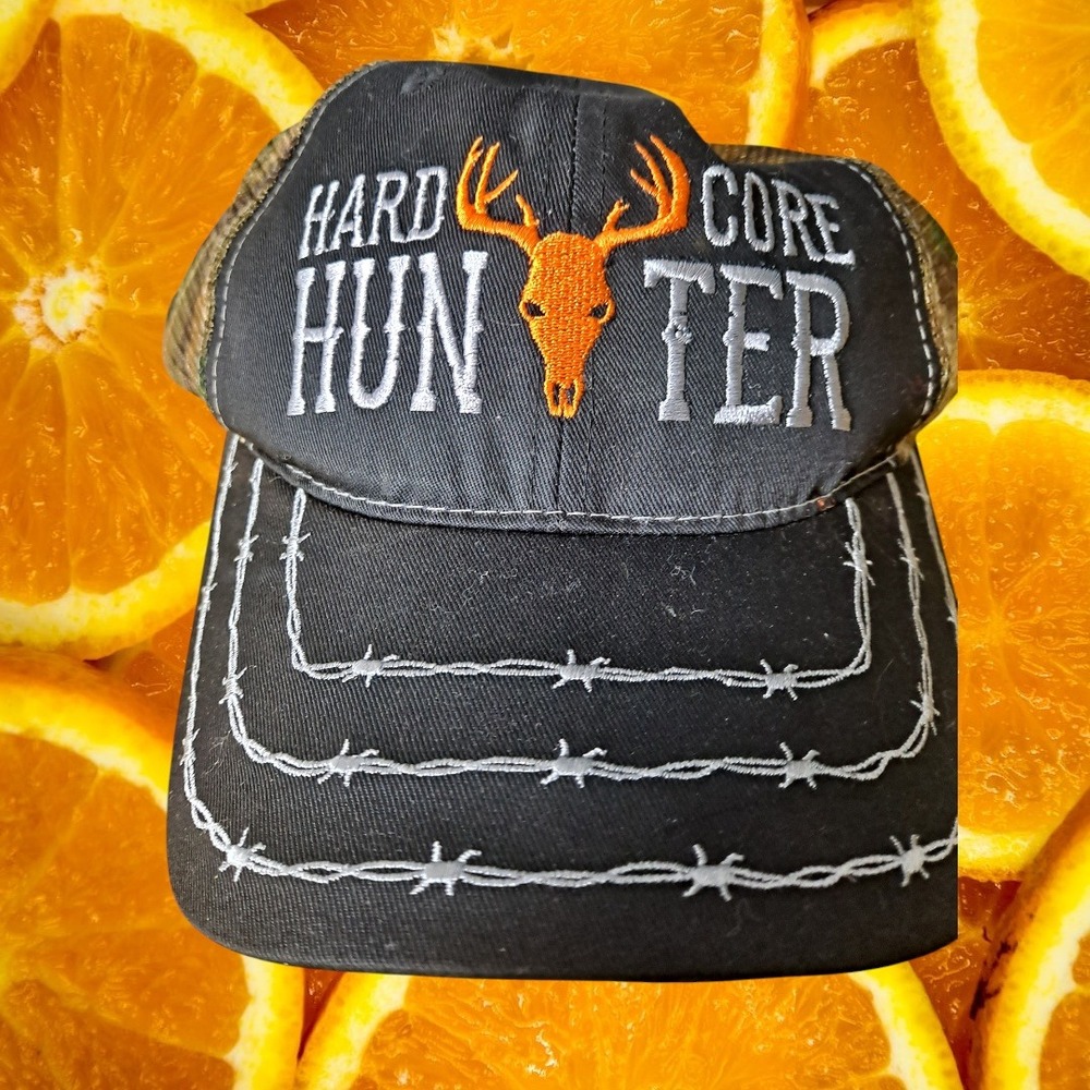 Infinity Hardcore Hunter Hat Camo Mesh Back Barbed Wire Hunting‎ Cap